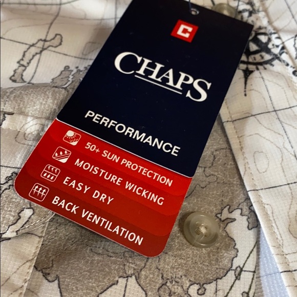 Chaps Men’s size small Sun protection 50+ shirt - Picture 5 of 6